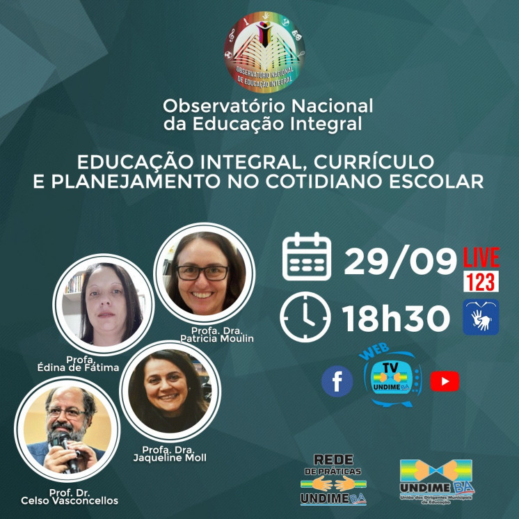 Currículo e Planejamento Escolar é tema de debate público, nesta quarta-feira (29/09), em curso de extensão universitária da Federal da Bahia, parceira da Prefeitura