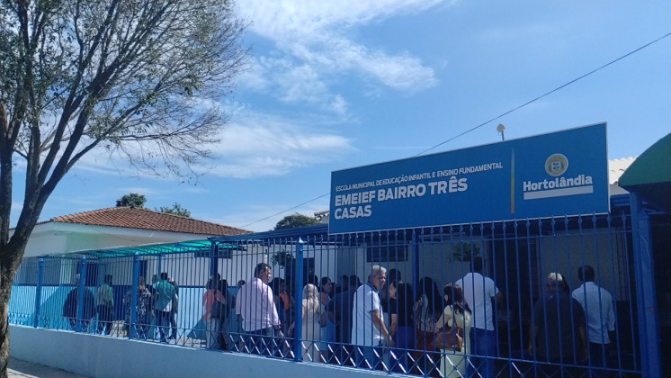 Emeief Bairro Três Casas é reformada e entregue à comunidade