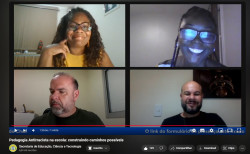 Webinário Debate Educação Antirracista e Inclusão Cultural nas Escolas