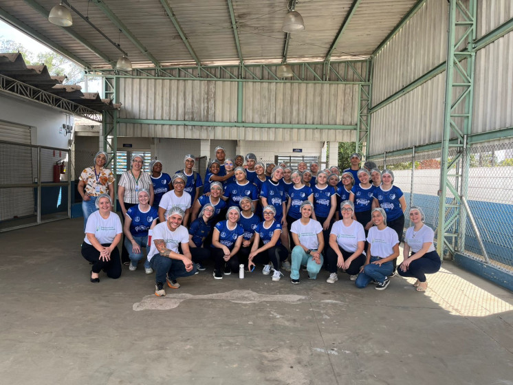 Banco de Alimentos de Hortolândia recebe visita técnica de estudantes de Nutrição e Dietética da Etec