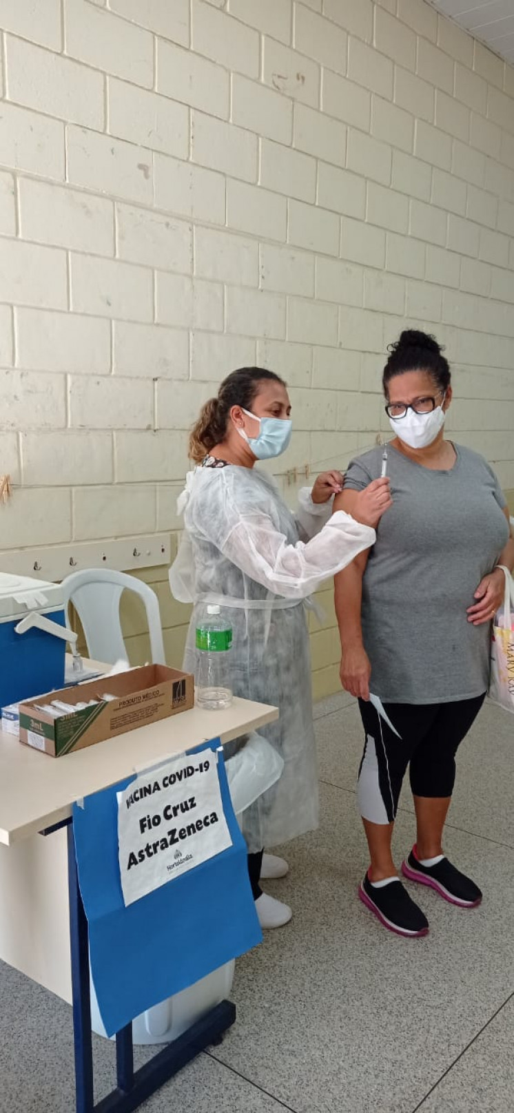 Hortolândia prossegue com a vacinação contra a COVID-19 para profissionais da Educação