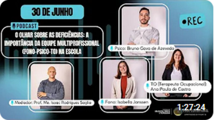 O olhar sobre as deficiências: A importância da equipe multiprofissinal na escola | CFPF | SMECT