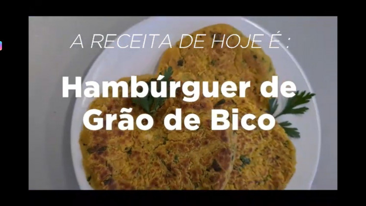 Hambúrguer Grão de Bico
