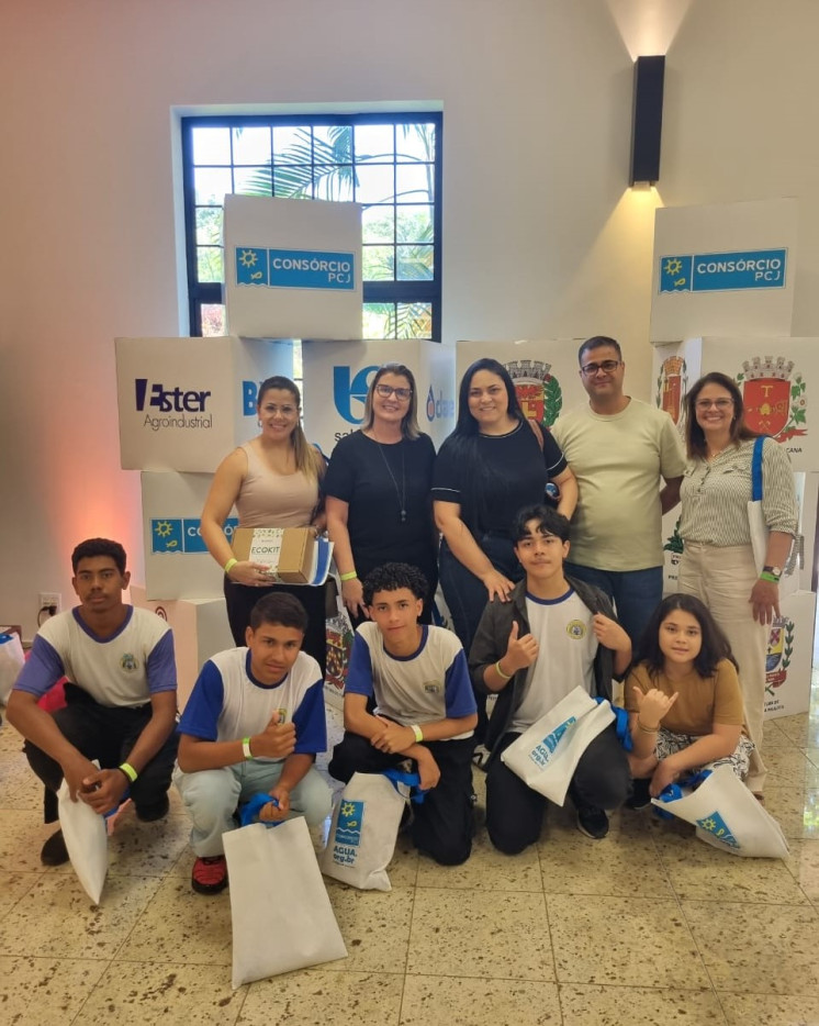 Hortolândia conquista dupla Menção Honrosa no Projeto Gota D’Água e escola municipal é destaque nacional