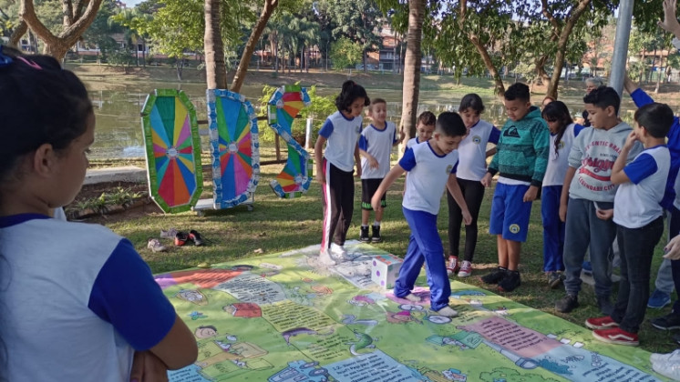 Crianças da rede municipal participam de atividades de educação ambiental