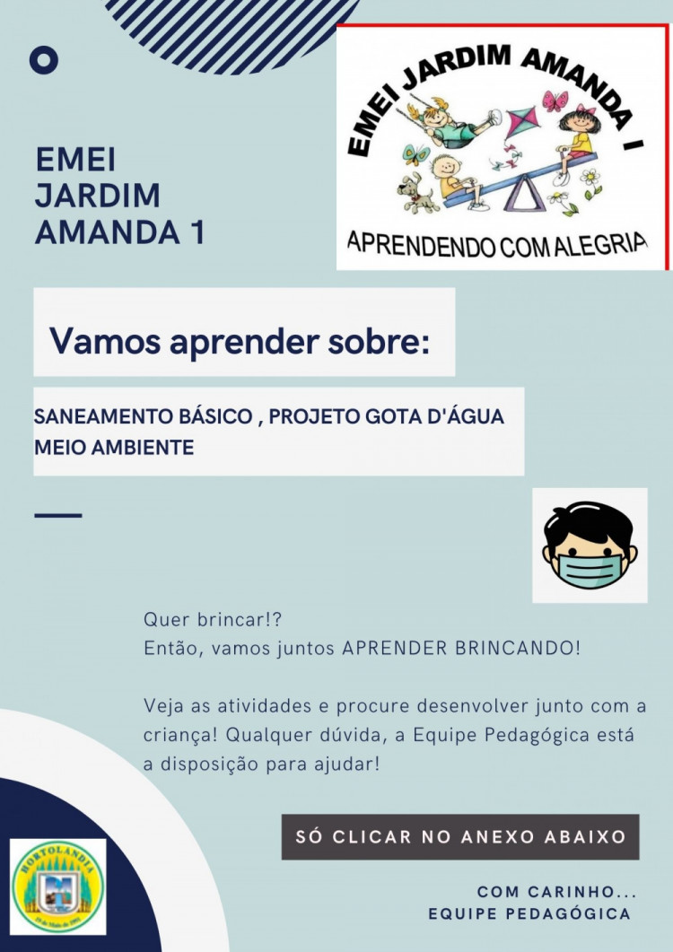 ATIVIDADES MINI GRUPO - Período: 04 a 15 de Outubro de 2021